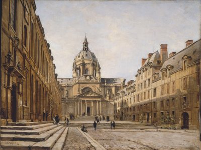 The Courtyard of the Old Sorbonne, 1886. av Emmanuel Lansyer