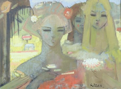 A Field of Yellow, 2001 (olja på dukskiva) av Endre Roder