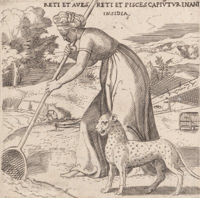 Infångning, ca. 1545-50. av Enea Vico