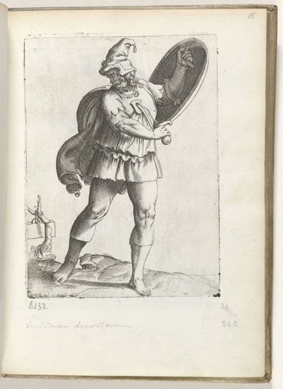 Spanska krijgsman ca. 1550 The Atttitudes of different Nations of Our Age (serietitel) av Enea Vico