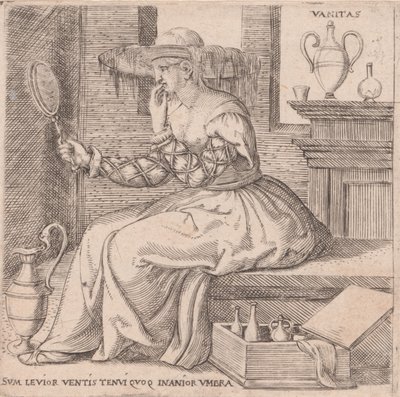 Fåfänga, 1545-50. av Enea Vico