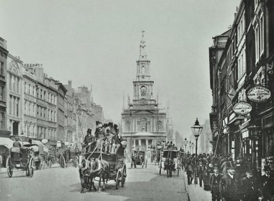 4-10 Strand, Westminster LB: fronthöjder, 1895 av English Photographer