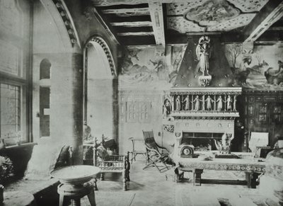 9 Melbury Road: salongen, 1890 av English Photographer