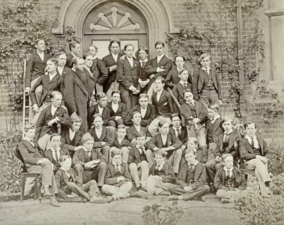 Ett husfotografi vid Eton College, 1870-talet av English Photographer