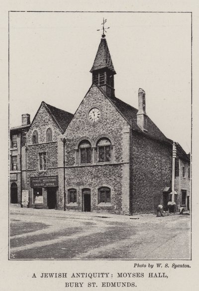 A Jewish Antiquity, Moyses Hall, Bury St Edmunds av English Photographer
