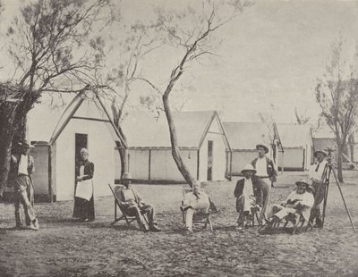 Ett gruvläger i Hannans, västra Australien av English Photographer