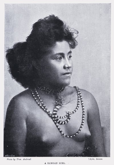 En samoansk flicka av English Photographer