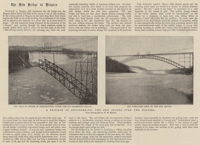 A Triumph of Engineering, den nya bron över Niagara av English Photographer