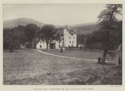 Abergeldie Castle, Aberdeenshire, säte för Mr Hugh Mackay Gordon av English Photographer
