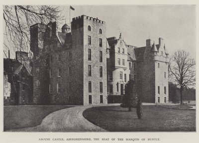 Aboyne Castle, Aberdeenshire, säte för markisen av Huntly av English Photographer