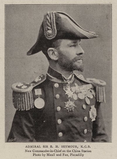Amiral Sir E H Seymour, KCB av English Photographer