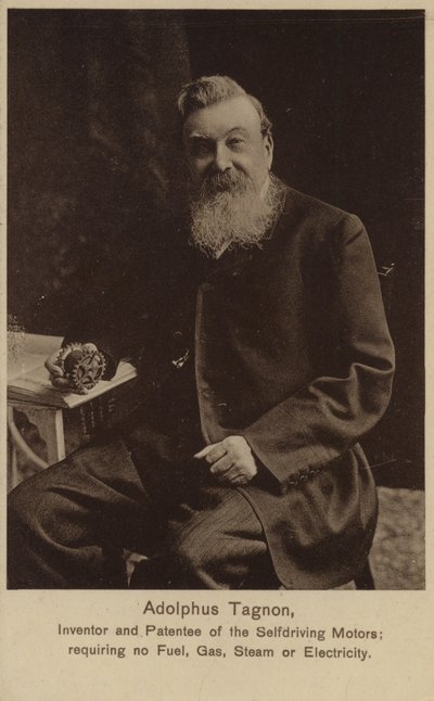 Adolphus Tagnon, uppfinnare av självkörande motorer av English Photographer
