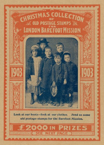 Werbung für die London Barefoot Mission von English Photographer