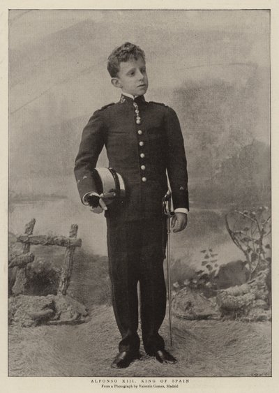 Alfonso XIII kung av Spanien av English Photographer