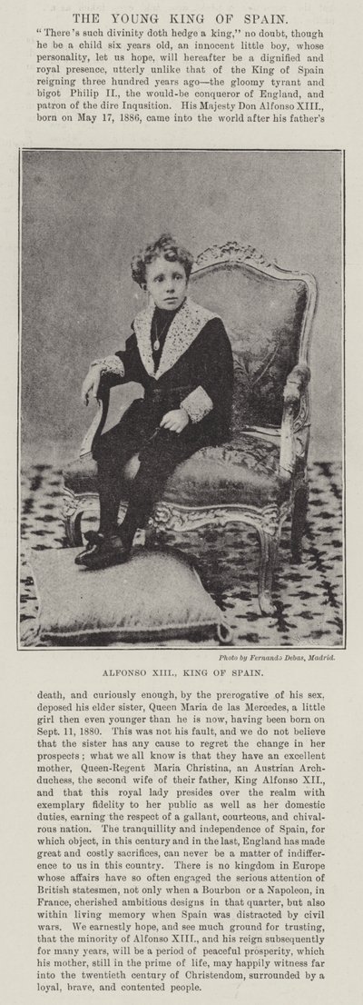 Alfonso XIII, kung av Spanien av English Photographer