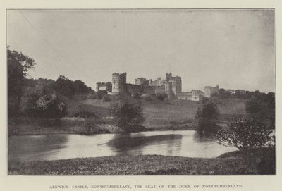 Alnwick Castle, Northumberland, säte för hertigen av Northumberland av English Photographer