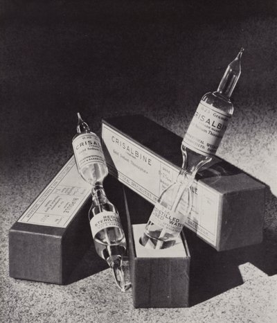 Ampullen mit Crisalbin Gold-Natriumthiosulfat von English Photographer