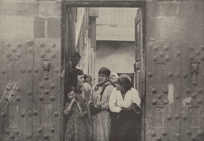 Gamla stendörrar, Tiberias, En stad vid Galileiska sjön, i vars närhet vår Frälsare ? av English Photographer