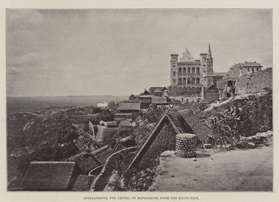 Antananarivo, Madagaskars huvudstad, från sydväst av English Photographer