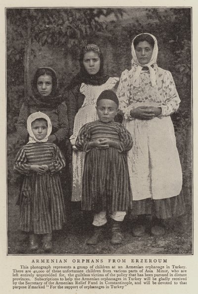 Armeniska föräldralösa från Erzeroum av English Photographer