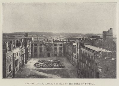 Arundel Castle, Sussex, säte för hertigen av Norfolk av English Photographer