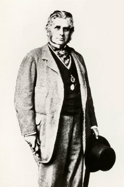 Augustus Henry Lane-Fox Pitt Rivers, porträtt (s/v foto) av English Photographer