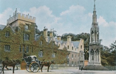 Balliol College och Martyrs Memorial av English Photographer