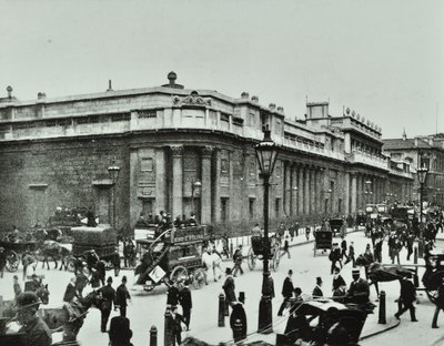 Bank of England, Threadneedle Street, City of London, 1890 av English Photographer