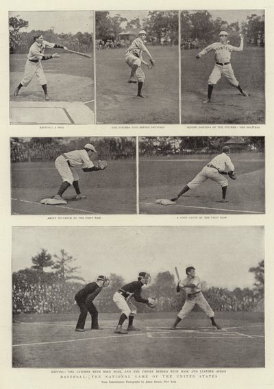 Baseball, USA:s nationella spel av English Photographer