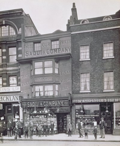 Bishopsgate, från Historic London Buildings av Alfred und John Bool (f.1850-1900) och Henry Dixon (1820-92) av English Photographer