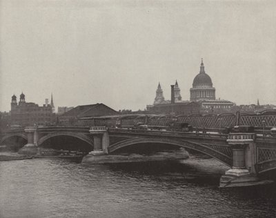 Blackfriars Bridge (svartvitt foto) av English Photographer