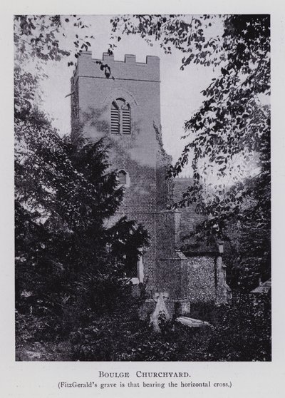 Boulge Churchyard (s/v foto) av English Photographer