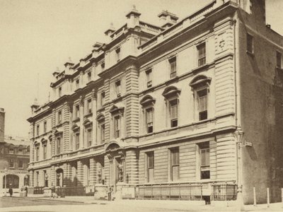 Bow Street Police Court, Westminster (svartvitt foto) av English Photographer