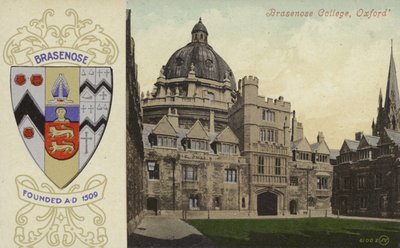 Brasenose College, Oxford (färgfoto) av English Photographer