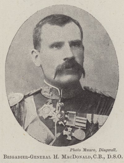 Brigadgeneral H MacDonald, CB, DSO av English Photographer
