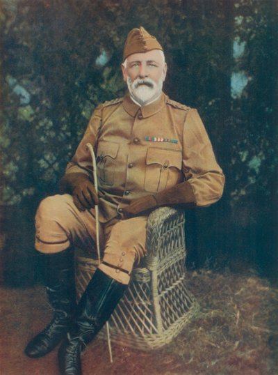 Brigadgeneral J. G. Dartnell. Befälhavande frivilligbrigad, Natal Field Force av English Photographer