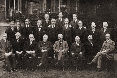 Storbritanniens första Labourregering 1924, från The Story of Twenty Five Years, publicerad 1935 av English Photographer