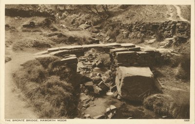 Bronte Bridge, Haworth Moor, Yorkshire (s/v foto) av English Photographer