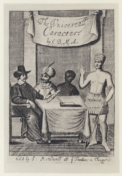 C Beck, The Universal Character, IN Rothwell 1657 (s/v foto) av English Photographer