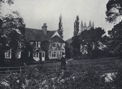 Canon Kingsley and his Home, Eversley Rectory, Hampshire (s/v foto) av English Photographer