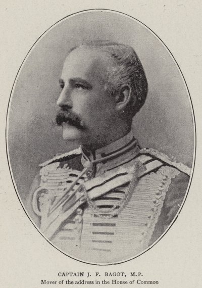 Kapten J F Bagot, MP av English Photographer