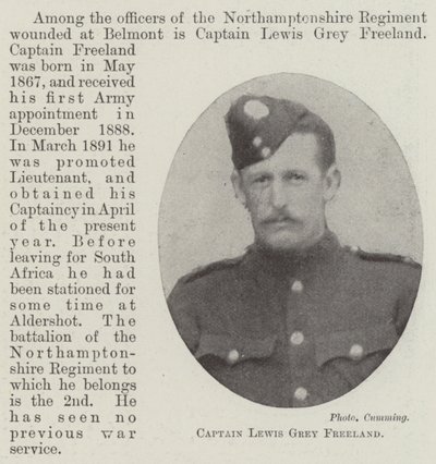 Kapten Lewis Grey Freeland av English Photographer
