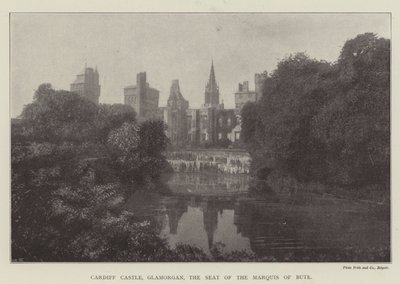 Cardiff Castle, Glamorgan, sätet för markisen av Bute av English Photographer