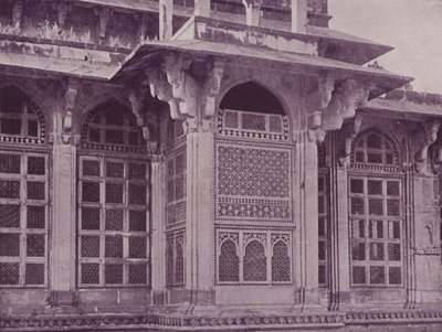 Snidat Fretwork-fönster, Gwalior av English Photographer
