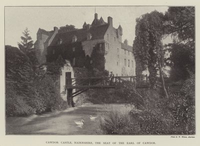 Cawdor Castle, Nairnshire, säte för earlen av Cawdor av English Photographer