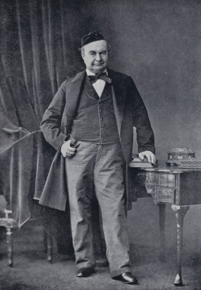 Charles Augustin Sainte-Beuve (s/v foto) av English Photographer