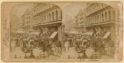 Cheapside, London; stereoskopisk bild av English Photographer