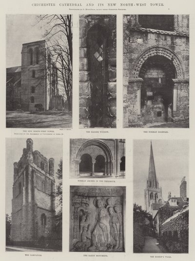 Chichester Cathedral och dess nya nordvästra torn av English Photographer