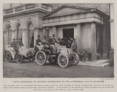 Chief Constable of Counties underhölls av Automobile Club i Richmond av English Photographer