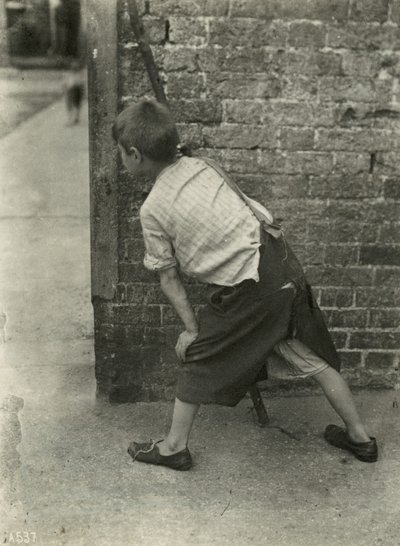 Barnfattigdom, London av English Photographer